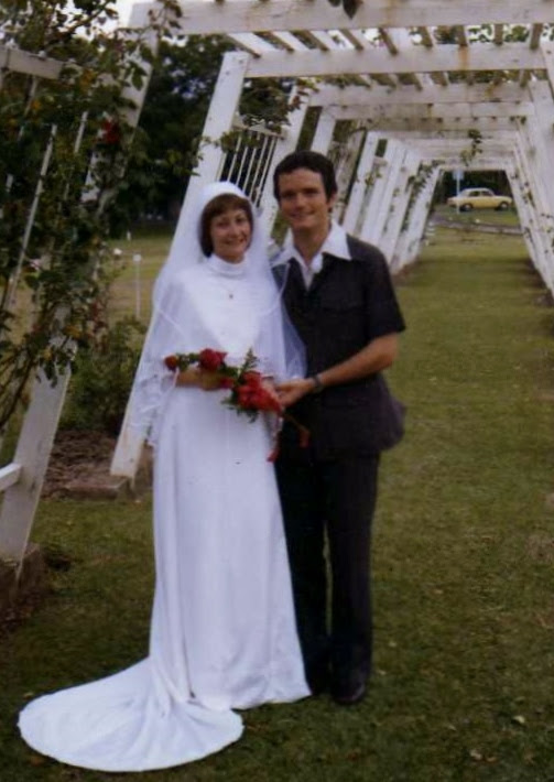 Vince and Denise's wedding day - March, 1979