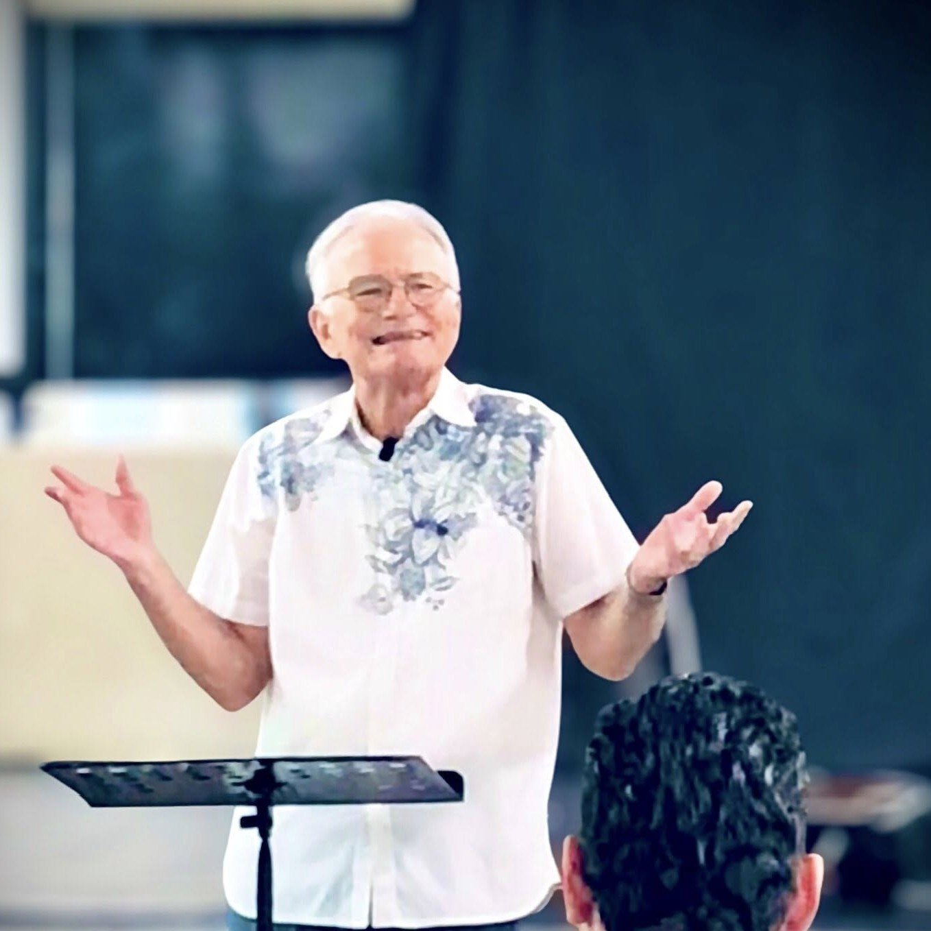 Vince preaching at BNC